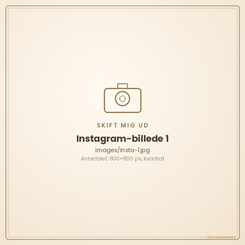 Instagram-opslag fra ELU Aesthetics & Health 1