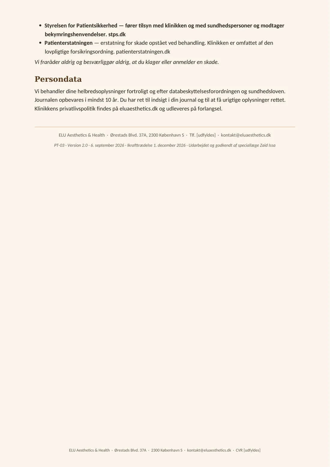 Skinbooster – Profhilo – kundeinformation, side 4 af 4