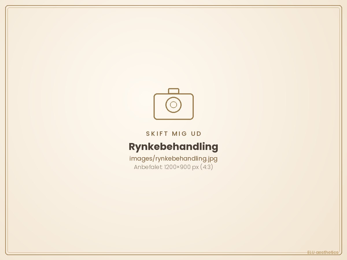 Rynkebehandling hos ELU Aesthetics & Health